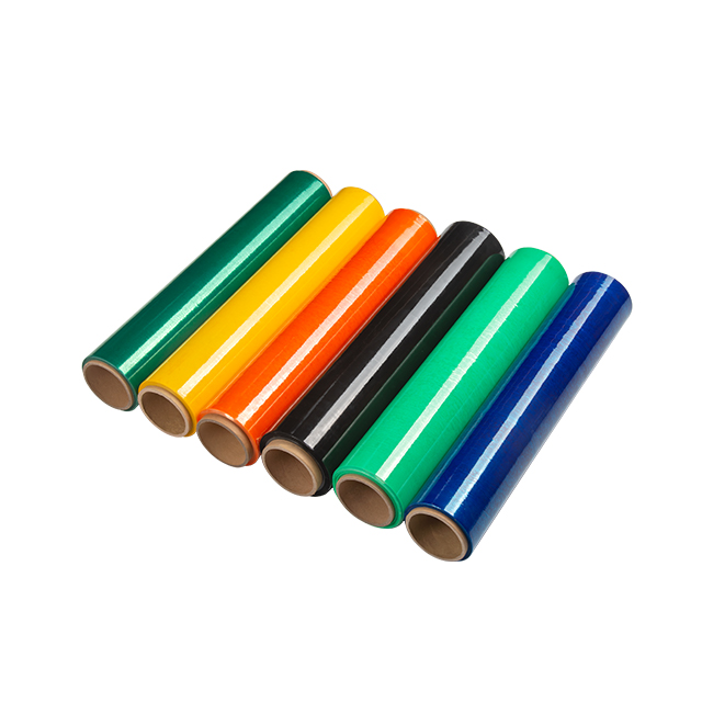 Film d'emballage étirable couleur étirable à base de polyéthylène pour l'industrie de l'imprimerie